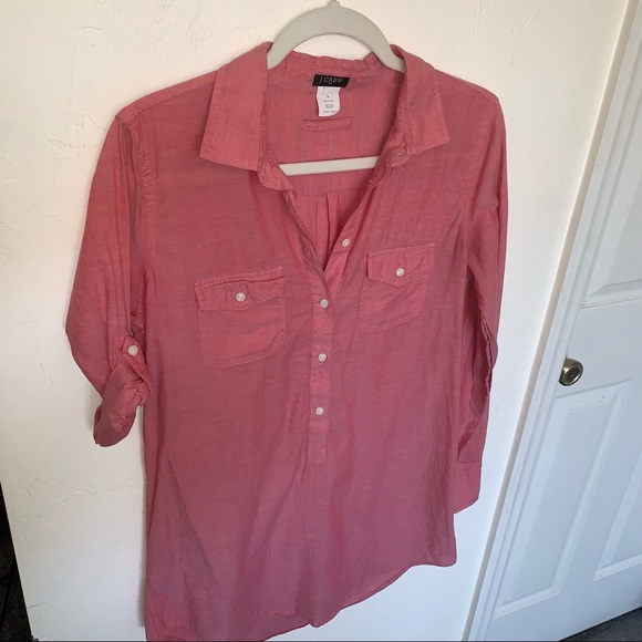 J Crew Button Down Dress/Shirt - Picture 2 of 7